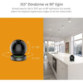 Imou Rex İç Mekan Akıllı Wifi 360° Hareket ve İnsan Algılama Kamera